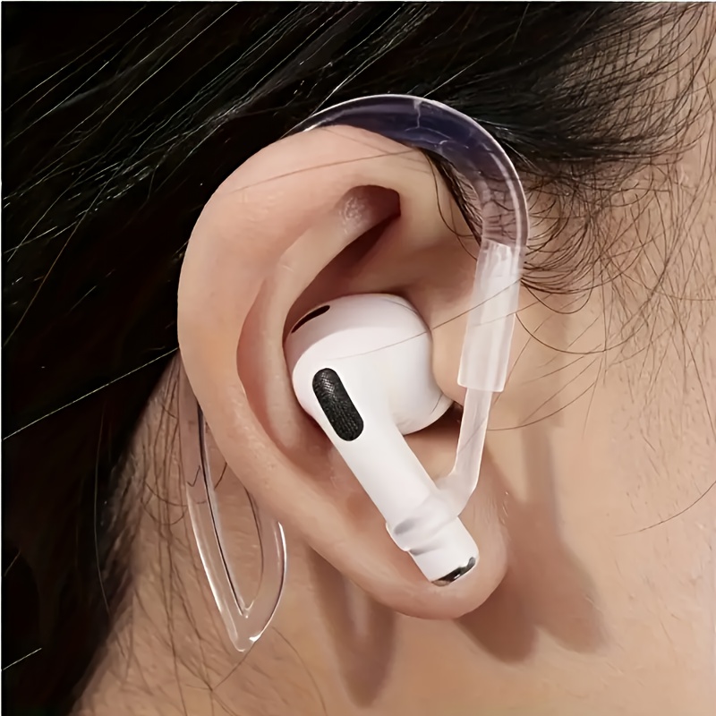 Sports Earphone Hook - 2 個の回転可能な拡張可能な紛失防止イヤホンフックスポーツドロッププルーフワイヤレスヘッドフォン安全ホルダーアクセサリー
