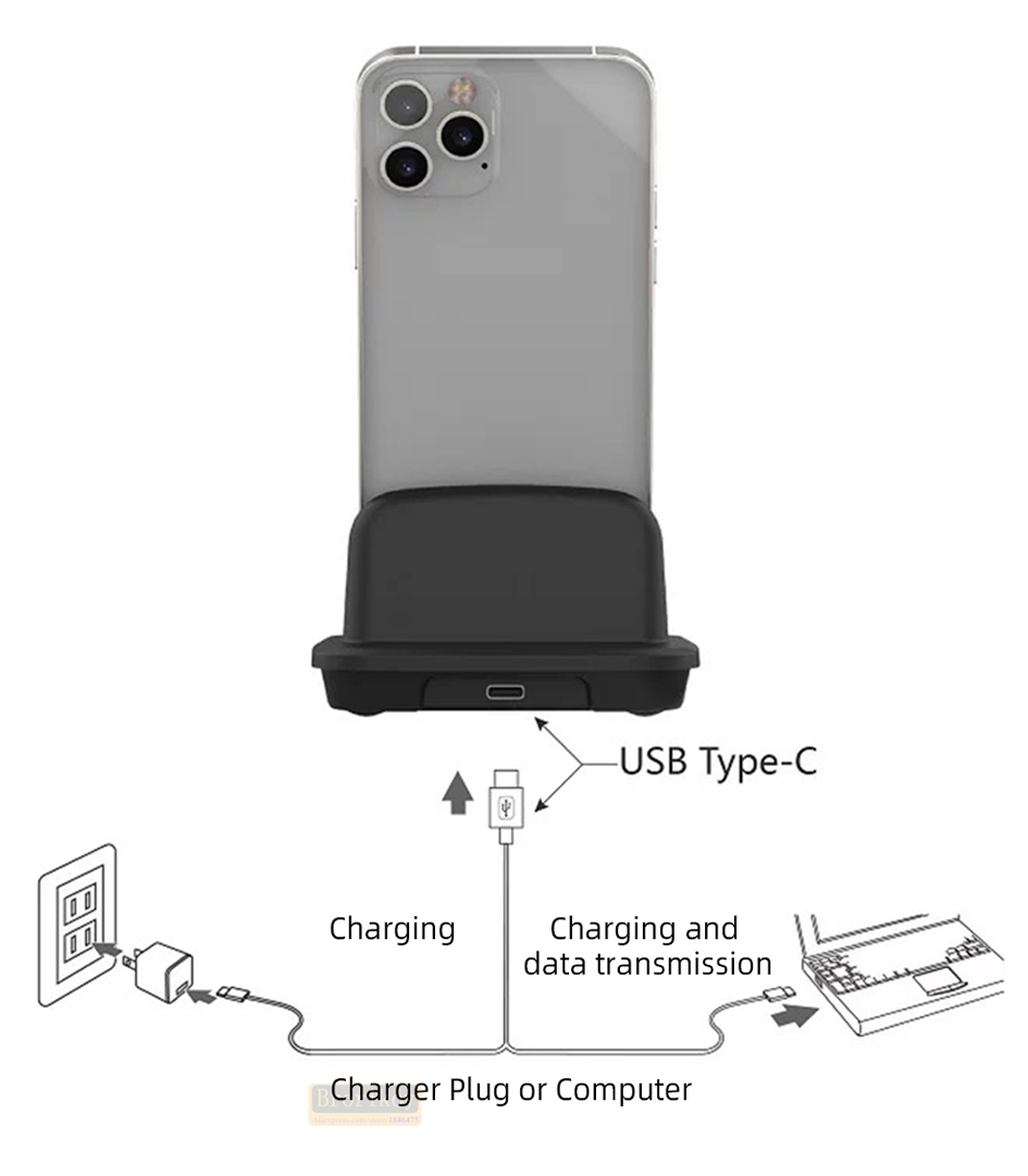 Usb C Earphone - ワイヤレス充電スタンド 120W USB C急速充電ドック iPhone 15/16対応