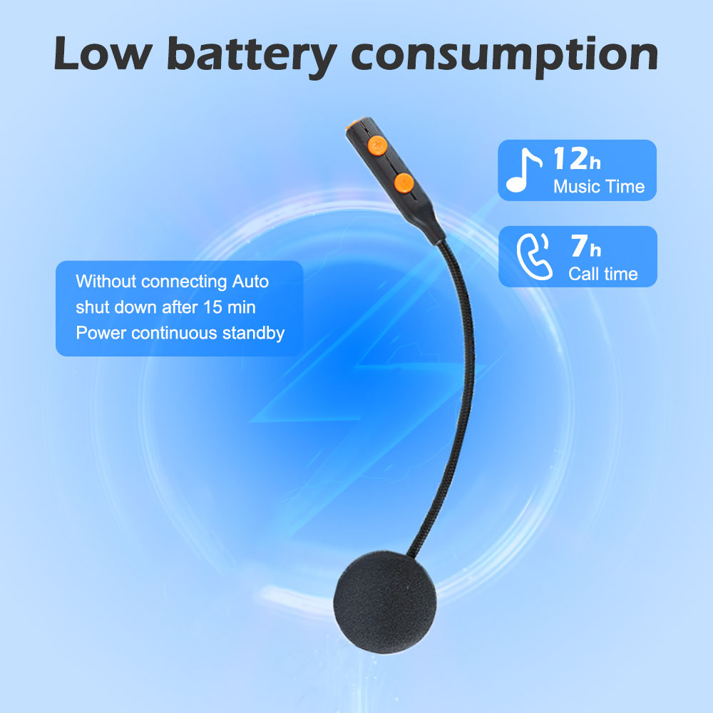 Bluetooth Headset On Ear - Kihous シングルイヤーバイクヘルメットヘッドセット Bluetooth 5.3 防水ハンズフリースピーカー ワイヤレスイヤホン