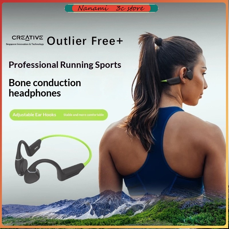 Sports Earphone Hook - クリエイティブなアウトライナー型防水骨伝導イヤホン、低遅延ワイヤレススポーツBluetooth 5.3イヤーフック（ランニング用）
