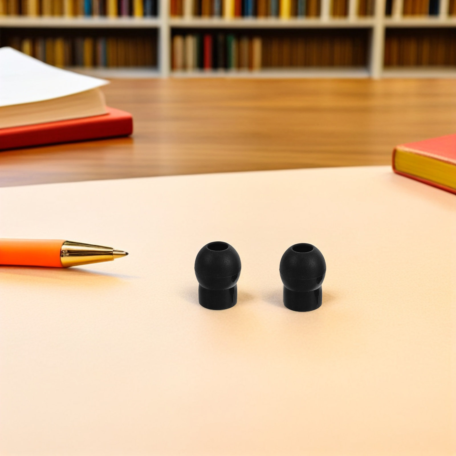Silicone Ear Tip Replacement - 4個入り聴診器型イヤホン交換用イヤーチップ シリコン製ソフト耳栓 ノイズ低減 再利用可能なイヤーピース アクセサリーパーツ