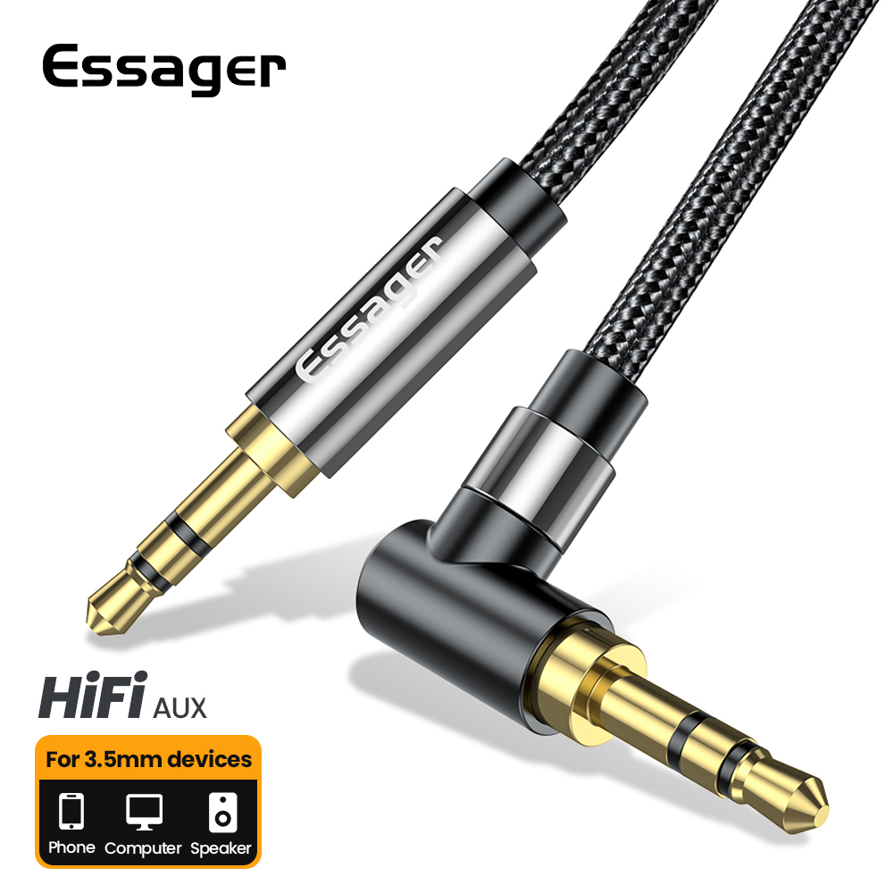 Cable Extension 3.5 - Essager Aux 延長ケーブル 3.5 ミリメートルジャックオス -