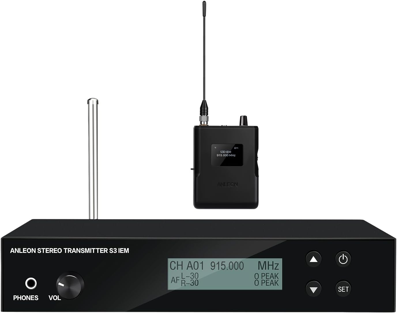 In Ear Monitor Iem - ANLEON S3D プロフェッショナル UHF ステレオ ワイヤレス