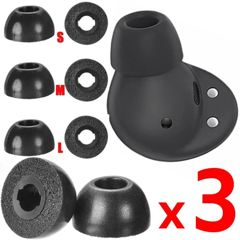 Silicone Ear Tip Replacement - サムスンギャラクシー芽プロ落下防止イヤーチップ耳栓ソフトシリコンイヤーチップ SML 交換用耳キャップギャラクシー芽プロ