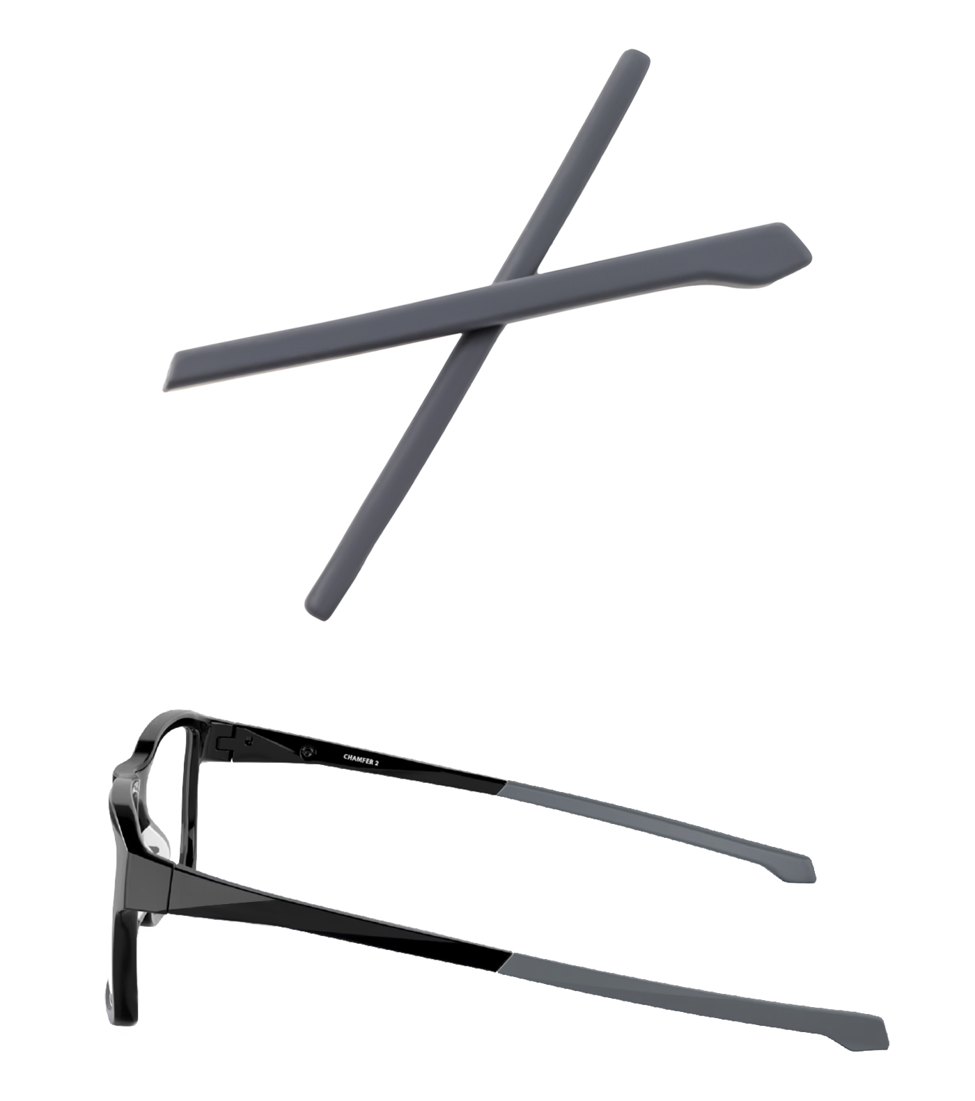 Silicone Ear Tip Replacement - 滑り止め交換用イヤーソックステンプルチップ オークリー チェンファー OX8039 アジアンフィット OX8045