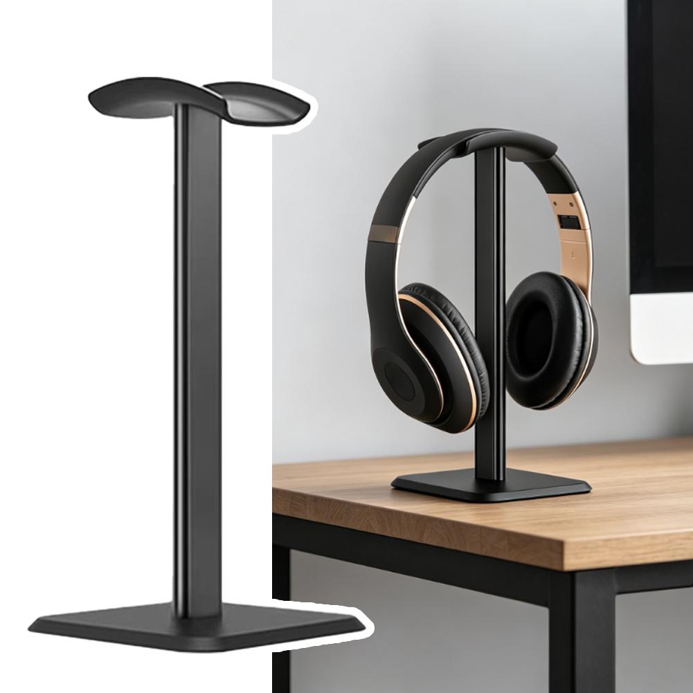 Headphone Stand Desk - ユニバーサルモダンデスクトップヘッドフォンスタンドデスクトップヘッドセットホルダーアンチスリップディスプレイラックゲーム用ヘッドフォンイヤホン用
