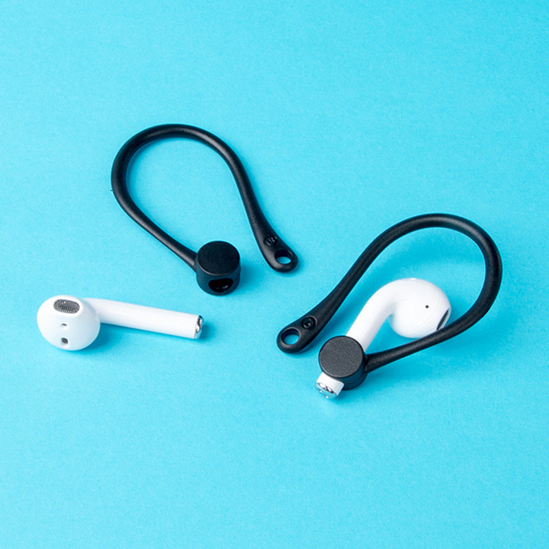 Sports Earphone Hook - シリコン保護フック,Bluetooth,ワイヤレスヘッドセット,イヤーフック,紛失防止Airpods,アクセサリー