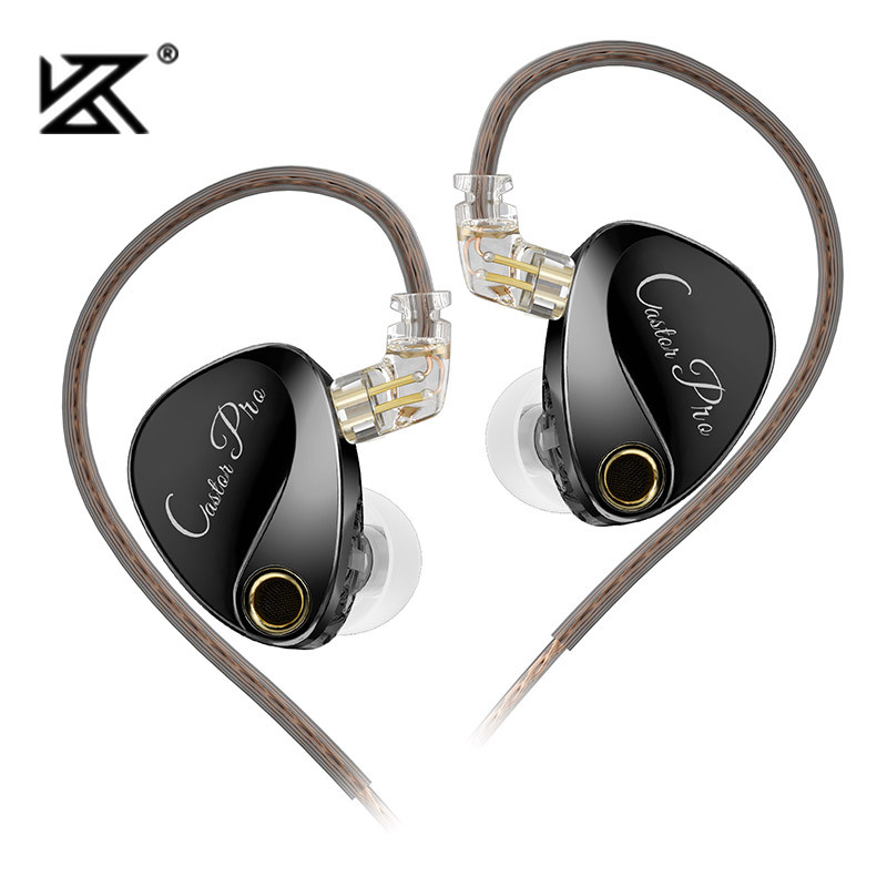 Audiophile Headphone Wired - KZ Castor PRO インイヤーHiFiイヤホン ダイナミックハイエンド調整可能イヤホンは、HiFi音質の新しい基準を確立する低音ヘッドセットです。