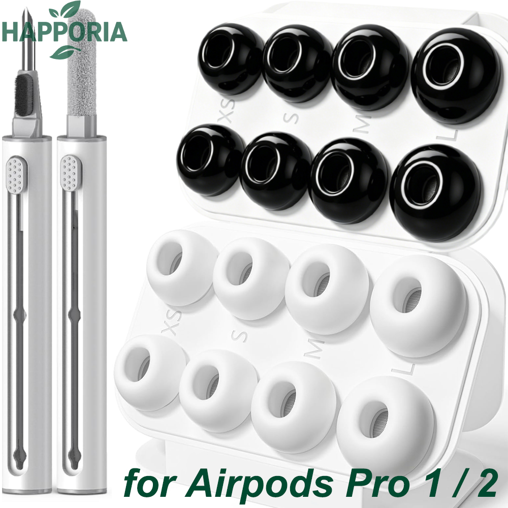 Silicone Ear Tip Replacement - HAPPORIA 液体シリコンイヤホンチップ AirPods Pro 第 1