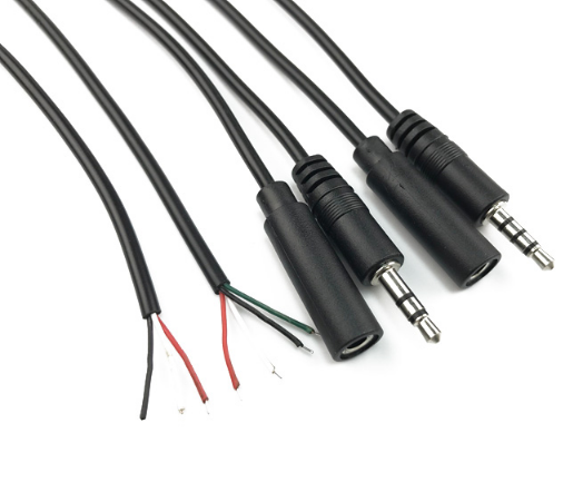 Cable Extension 3.5 - 3.5 ミリメートルオーディオ延長ケーブルauxシングルヘッドライン 3.5 ミリメートルステレオオスとメスのケーブル 3 ピン