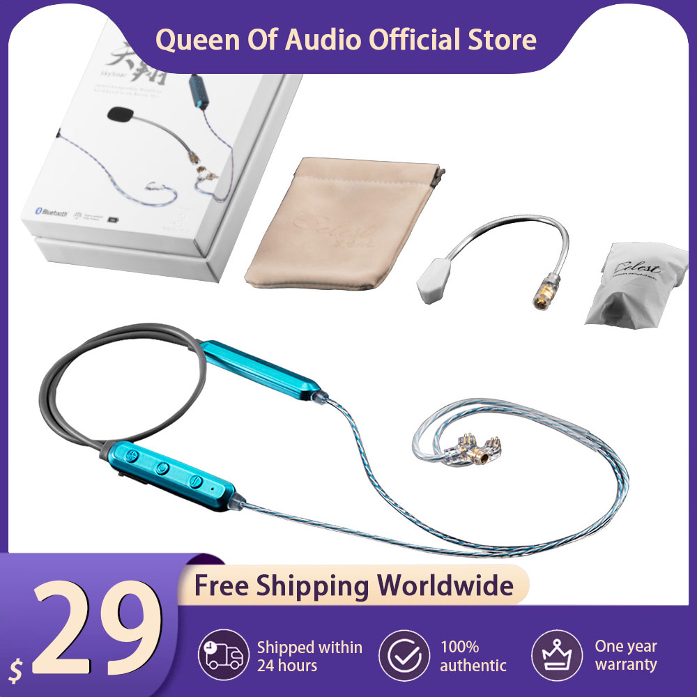Wired Earphone Mic - Celest SkySoar イヤホンケーブルネックバンド Bluetooth 取り外し可能なマイク付き有線イヤホンゲーム用ヘッドセットアクセサリーヘッドフォン
