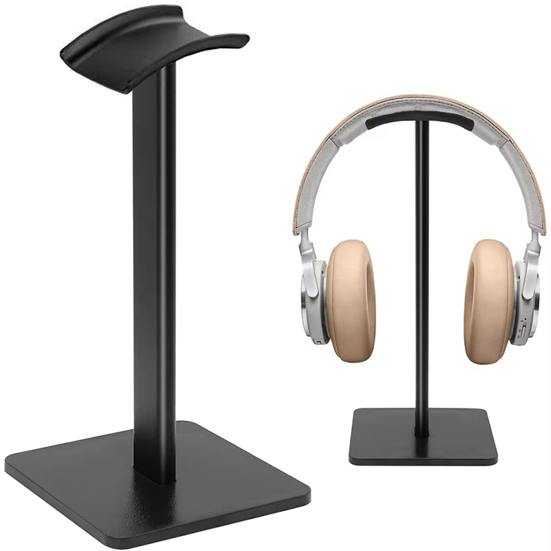 Headphone Stand Desk - ヘッドマウントヘッドフォンスタンドスタイリッシュな取り外し可能なゲーミングヘッドセットホルダーハードプラスチック Airpods 最大ゼンハイザーディスプレイブラケット