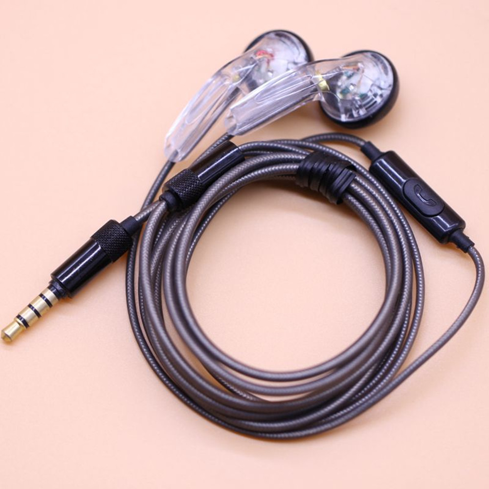 Audiophile Headphone Wired - Fengru-インイヤーヘッドホン,フラットヘッド,DJ,マイク付き重低音音質,mx500,fengrukg01