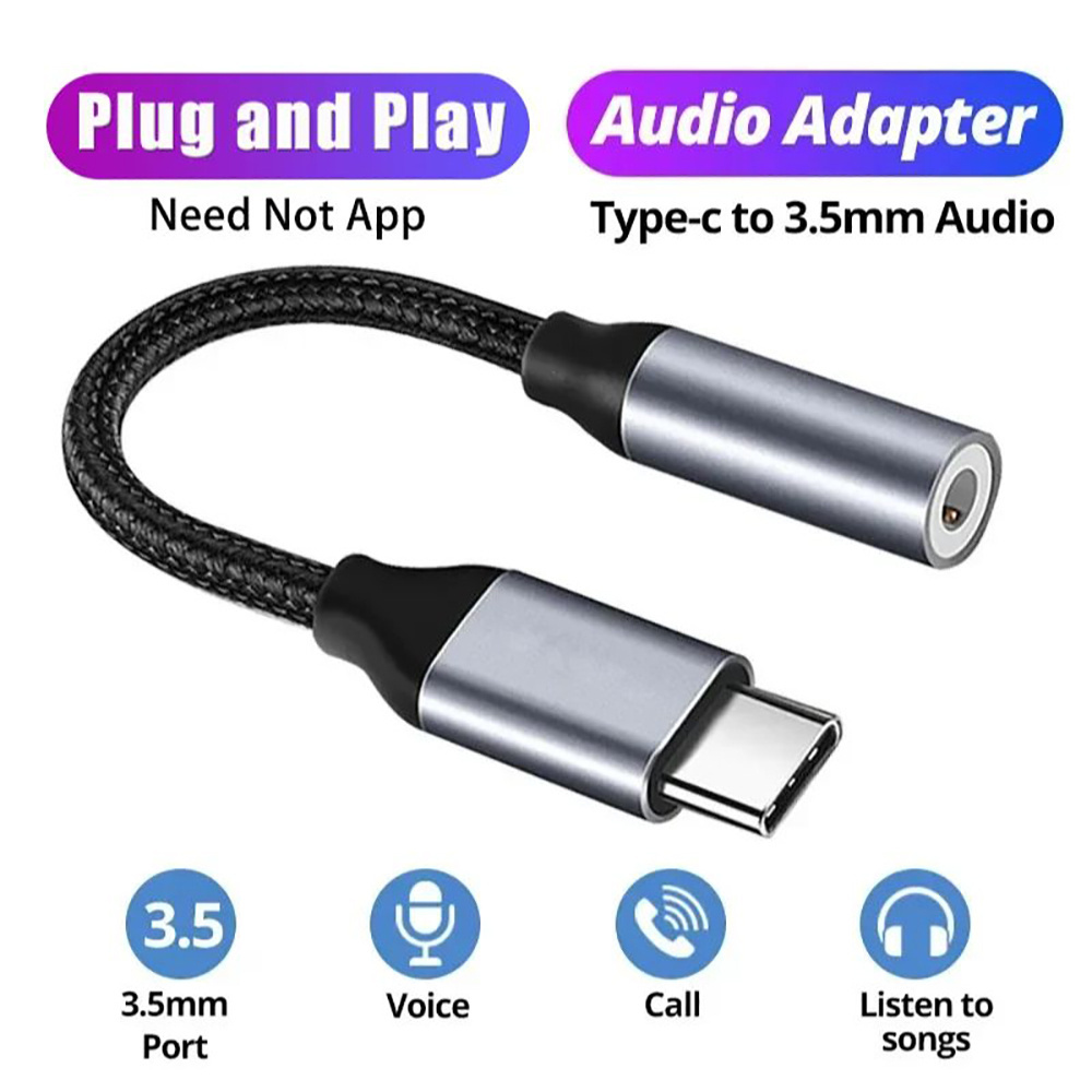 Audiophile Headphone Wired - USB Type-C - 3.5mmオーディオアダプター イヤホン変換ケーブル Type-C