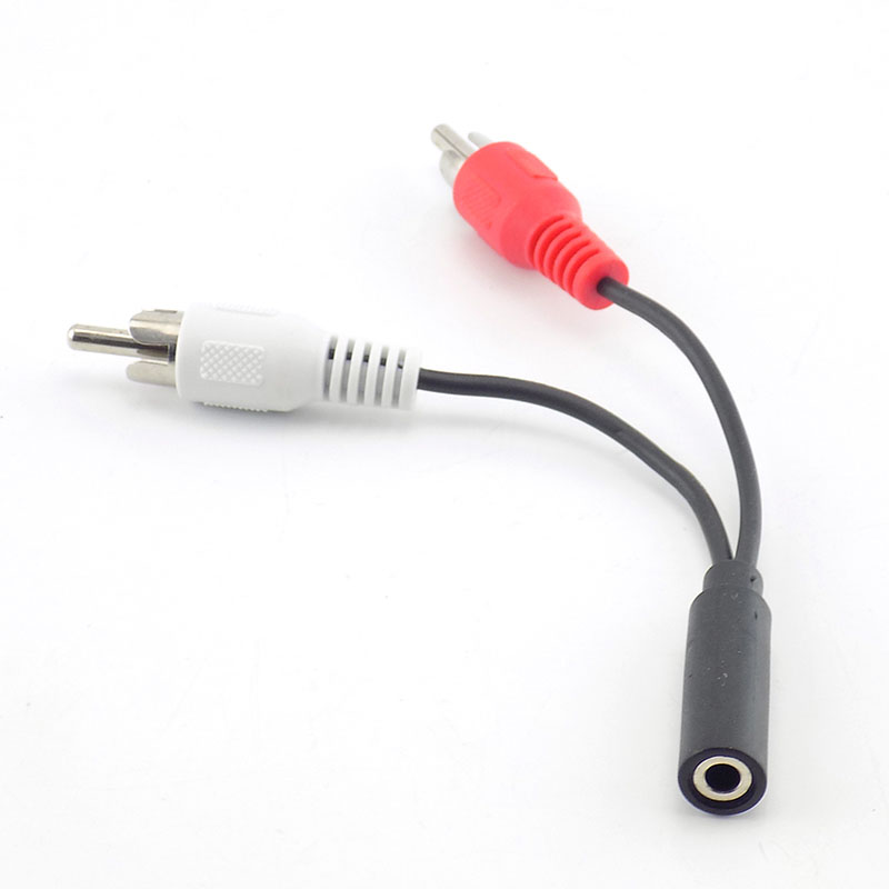Cable Extension 3.5 - 3.5 ミリメートル RCA メスジャックステレオ - 2
