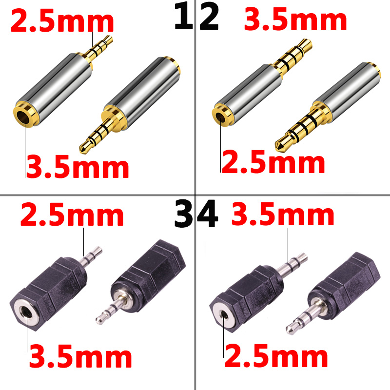 Cable Extension 3.5 - ジャック3.5ミリメートルに2.5ミリメートルオーディオアダプタ2.5ミリメートルオス3.5ミリメートルメスauxスピーカーケーブルステレオヘッドフォンヘッドセットマイク用