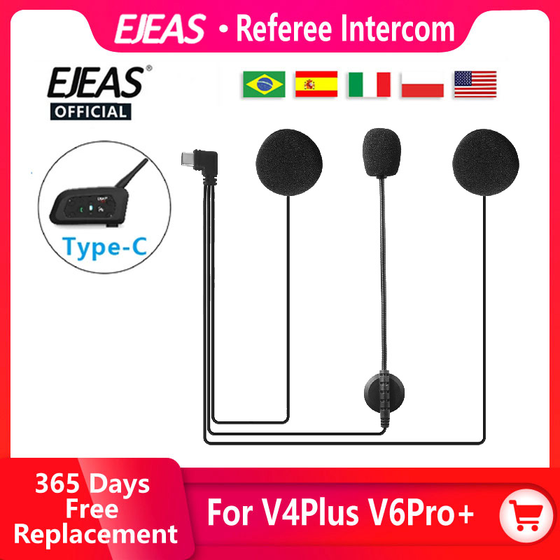 Usb C Earphone - オリジナル EJEAS タイプ C インターフェースヘッドセット取り付けクリップ両面テープベース V4