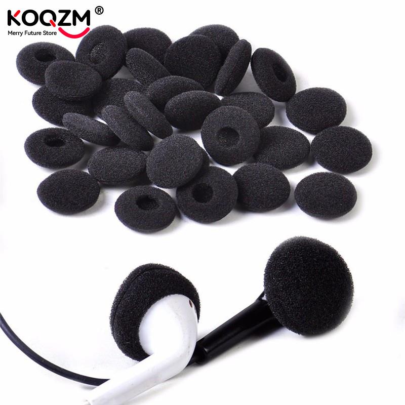 Earphone Foam Tip - 30 個スポンジはヒント黒ソフトフォームインナーイヤーヘッドホン耳パッドの交換イヤホン MP3 MP4 機動電話