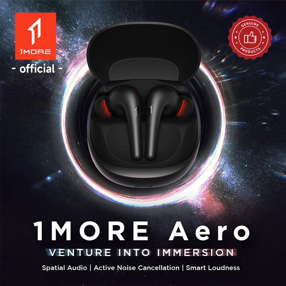 Noise Cancelling Headphone - 1MORE Aeroイヤホン ノイズキャンセリング Bluetooth 5.2 フラッシュセール