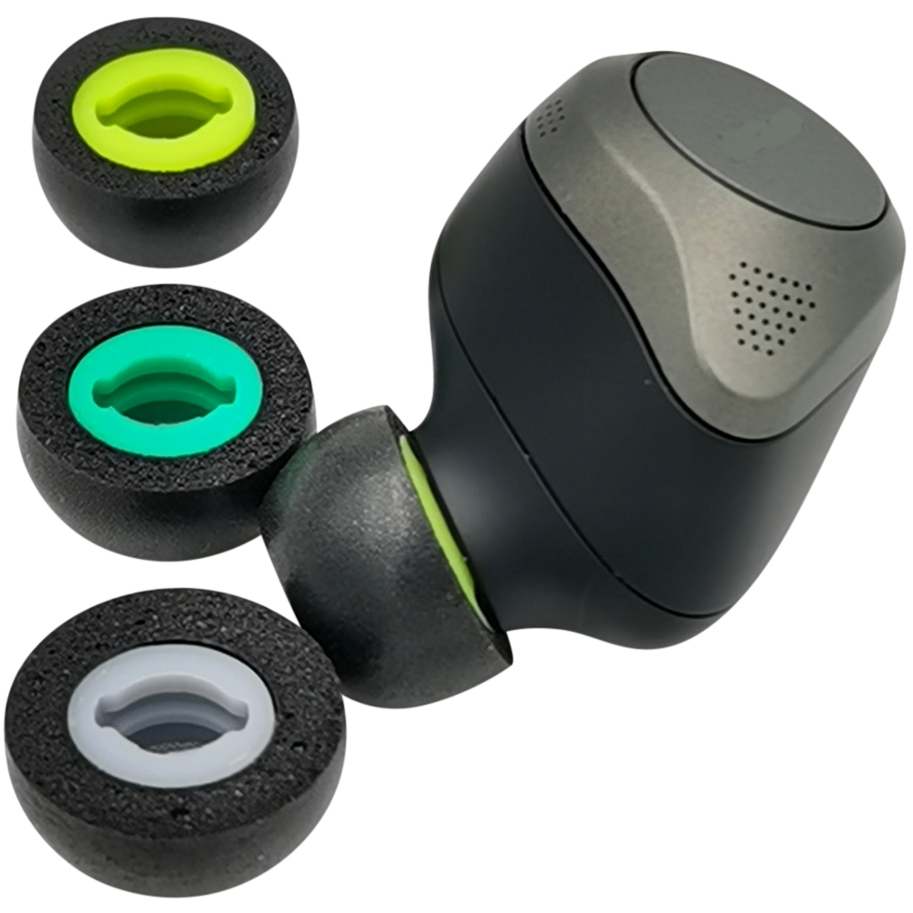 Wireless Earbuds Tws - missodiko アップグレードされた楕円形低反発イヤーチップ交換用 Jabra Elite 85t True