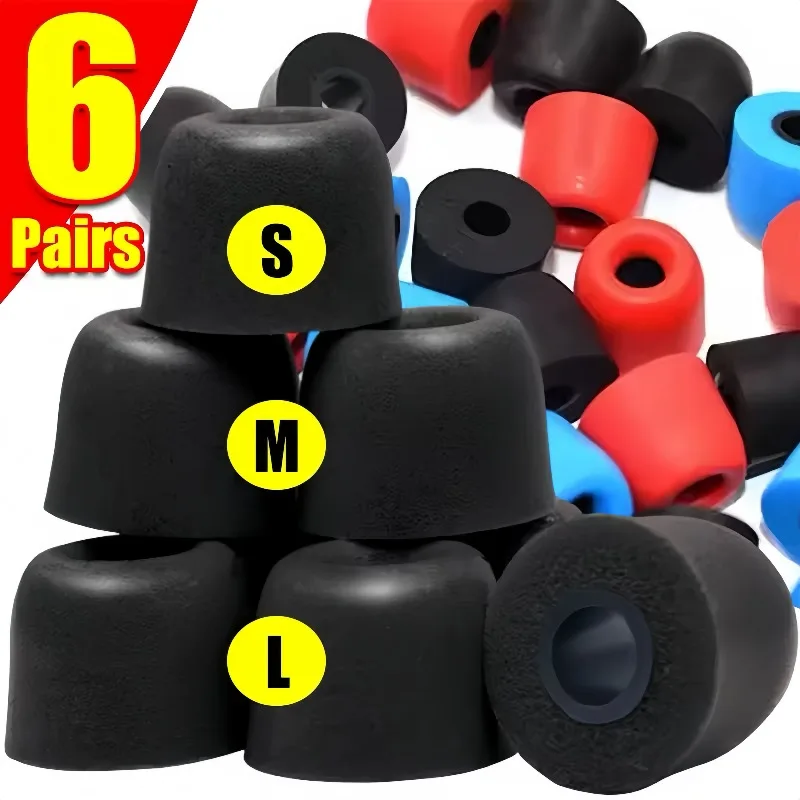 Earphone Foam Tip - イヤーチップ メモリーフォームスポンジ 4.5mm インイヤーイヤホン用 ノイズリダクション 快適なイヤーチップ