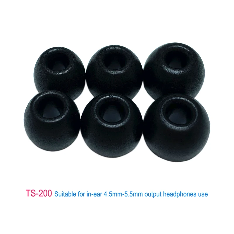 Earphone Foam Tip - 10 ペアのメモリーフォームイヤフォンイヤーパッド TS200 直径 4.5mm インイヤーイヤフォン用