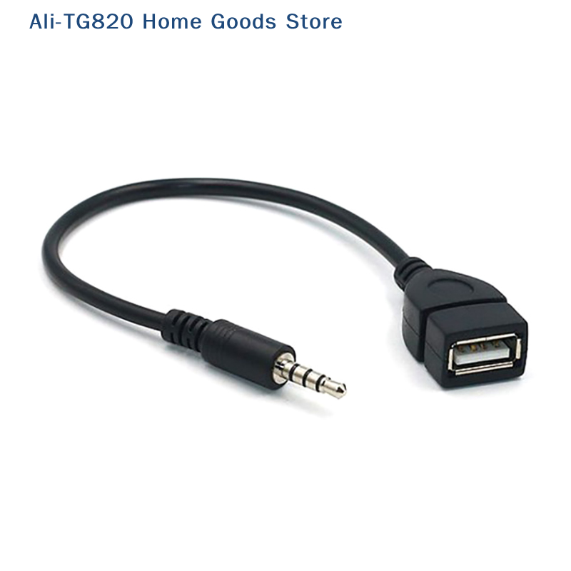 [TG820]車用MP3プレーヤーコンバーター3.5mmオス - Cable Extension 3.5 のレビューと価格