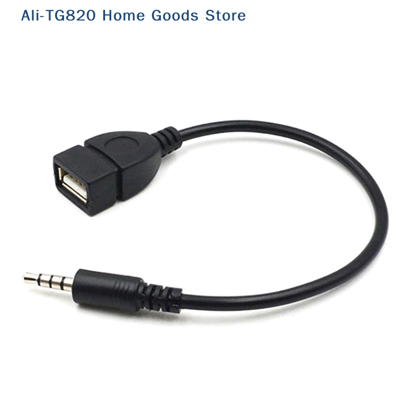 [TG820]車用MP3プレーヤーコンバーター3.5mmオス - Cable Extension 3.5 のレビューと価格