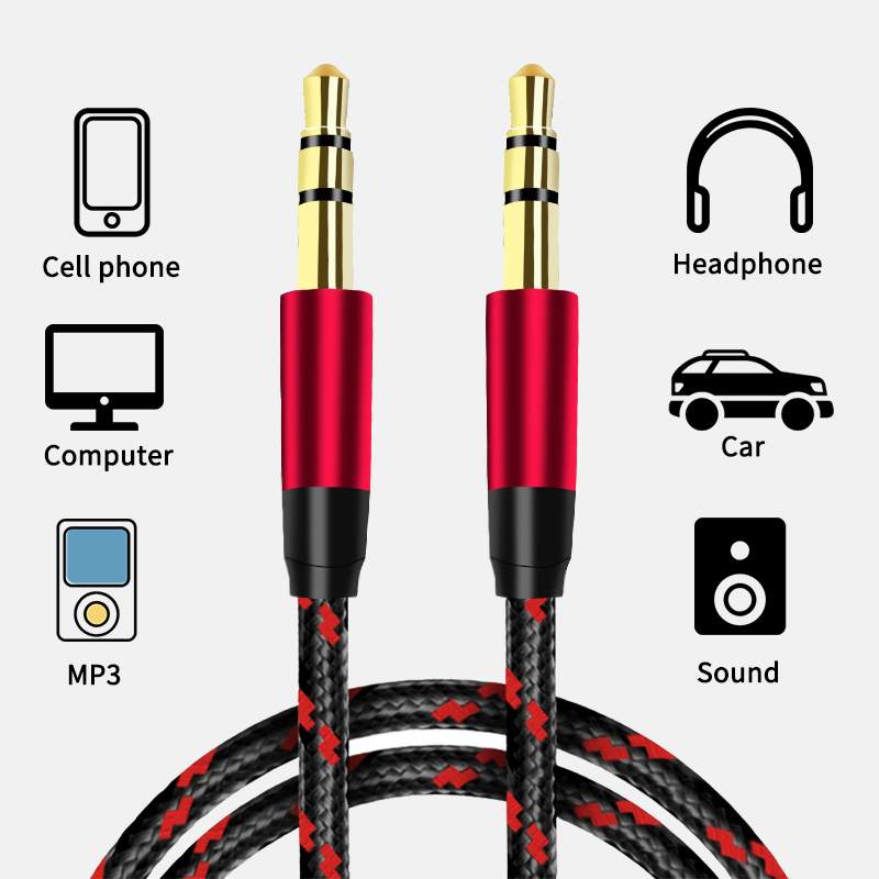 3.5 ミリメートルジャック延長オーディオケーブルオーディオ - Cable Extension 3.5 のレビューと価格