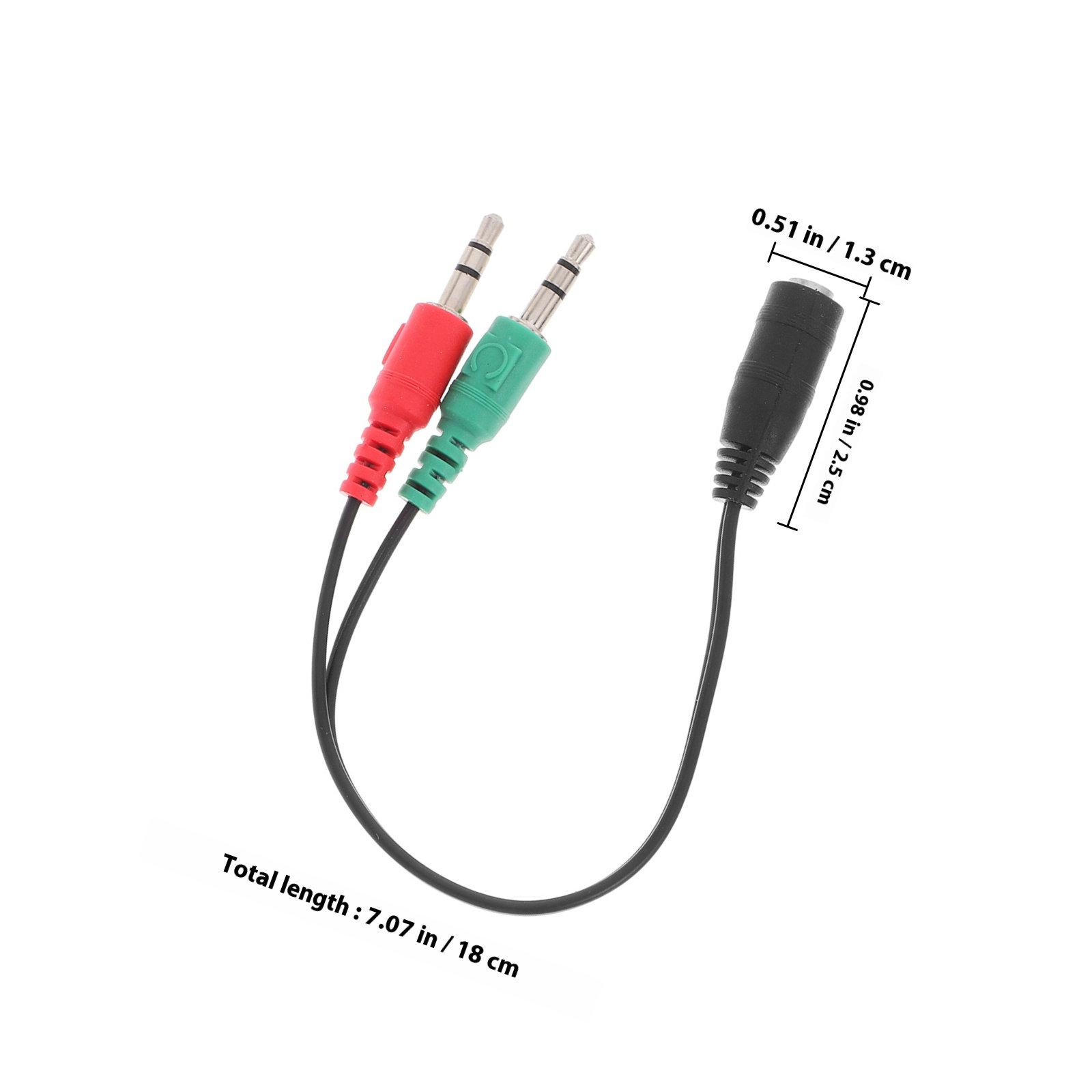 デュアルオーディオスプリッターケーブル 3.5mmヘッドフォ - Earphone Splitter Jack のレビューと価格