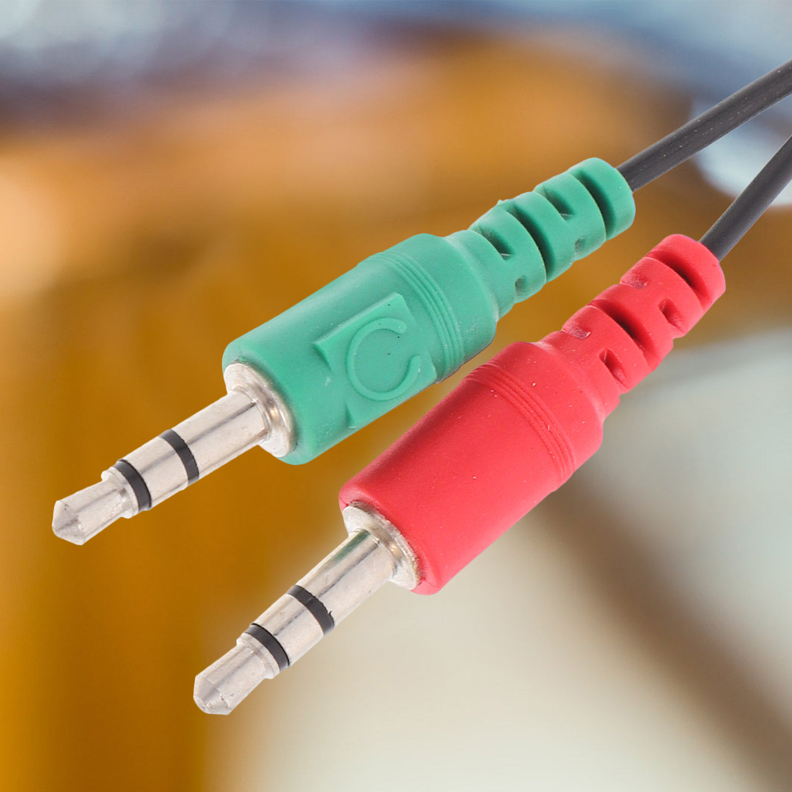 デュアルオーディオスプリッターケーブル 3.5mmヘッドフォ - Earphone Splitter Jack のレビューと価格