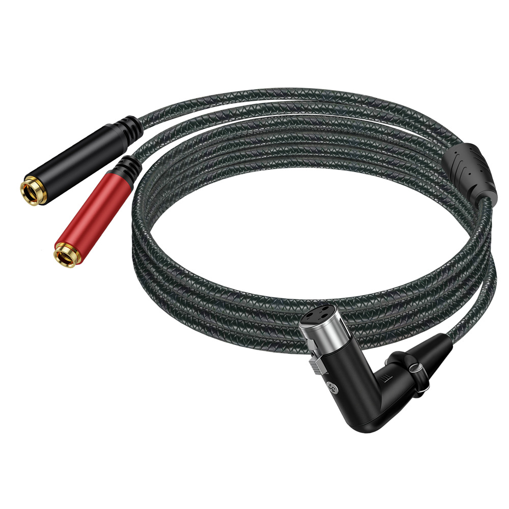 3ピン XLR メス - デュアル 6.35mm TRS メ - Earphone Splitter Jack のレビューと価格