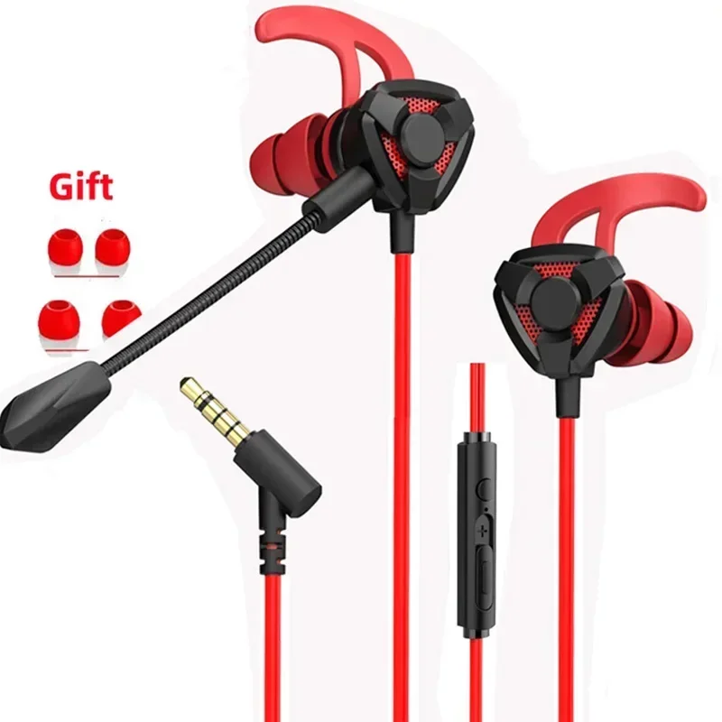 ヘッドセットゲーマーヘッドフォン有線イヤホンゲーミングイヤフ - Wired Earphone Mic のレビューと価格