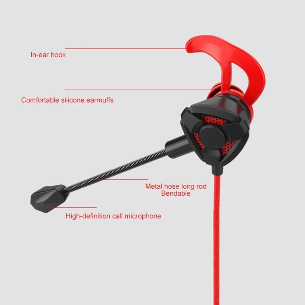 ヘッドセットゲーマーヘッドフォン有線イヤホンゲーミングイヤフ - Wired Earphone Mic のレビューと価格