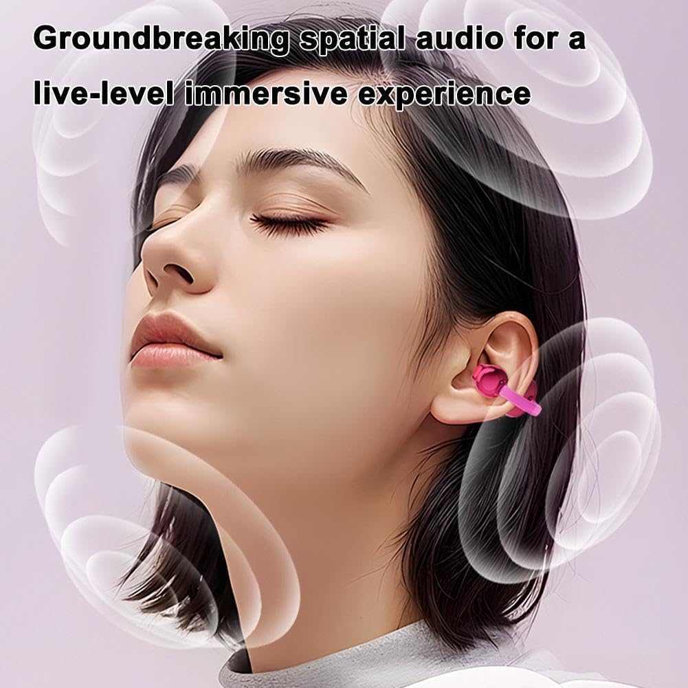 オープンイヤーワイヤレス Bluetooth イヤホン LE - Bluetooth Headset On Ear のレビューと価格