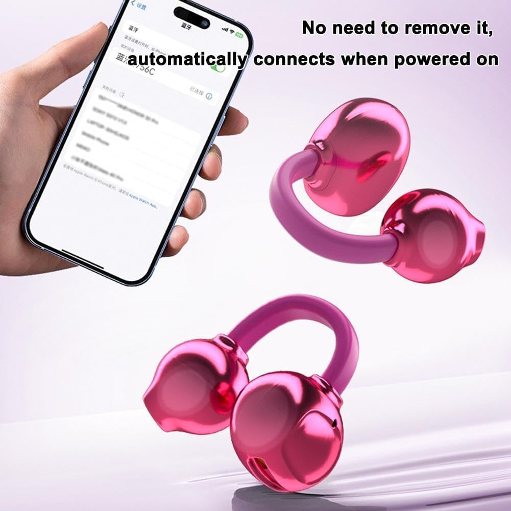 オープンイヤーワイヤレス Bluetooth イヤホン LE - Bluetooth Headset On Ear のレビューと価格
