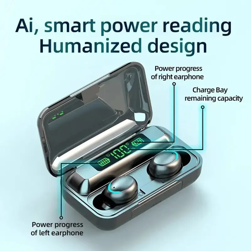 Lenovo F9 Bluetooth ワイヤレスヘッドフォ - Earbuds Charging Case のレビューと価格