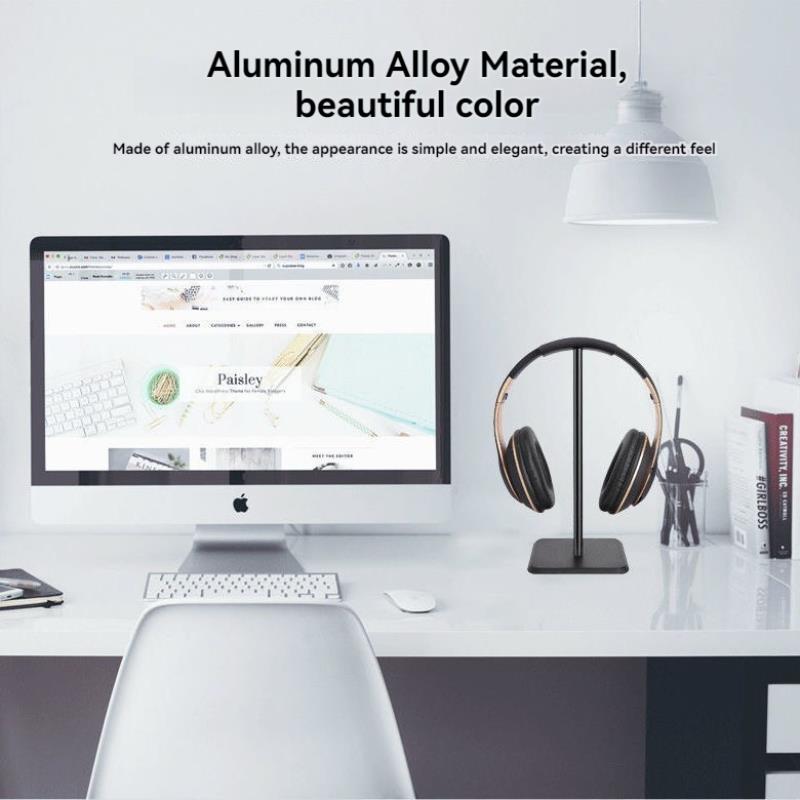 プラスチックデスクトップヘッドフォンスタンドポータブルゲーム - Headphone Stand Desk のレビューと価格
