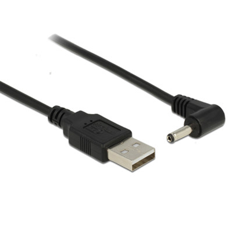 ブラックエルボ 90 USB オス - オス DC 電源ケー - Cable Extension 3.5 のレビューと価格
