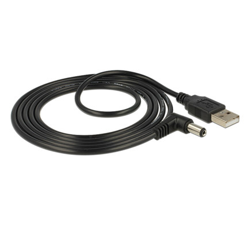 ブラックエルボ 90 USB オス - オス DC 電源ケー - Cable Extension 3.5 のレビューと価格