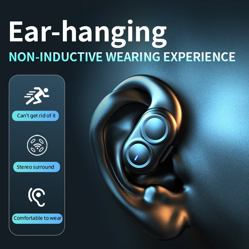 ワイヤレス Bluetooth ヘッドフォンフルオープンヘッ - Sports Earphone Hook のレビューと価格