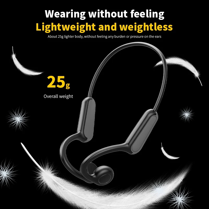 骨伝導IPX5ヘッドホン Bluetooth 5.4 防水ワ - Bluetooth Headset On Ear のレビューと価格
