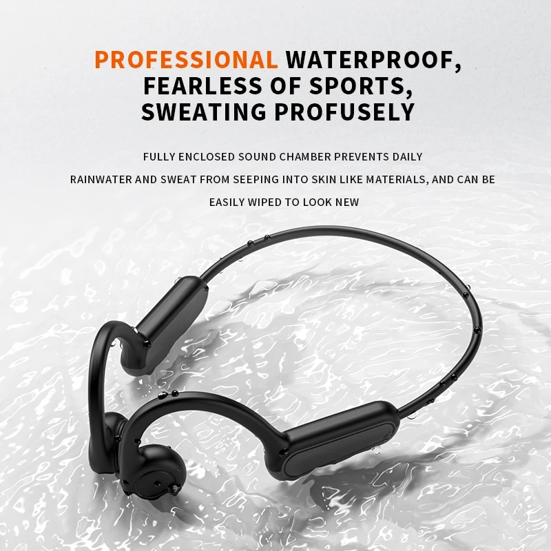 骨伝導IPX5ヘッドホン Bluetooth 5.4 防水ワ - Bluetooth Headset On Ear のレビューと価格