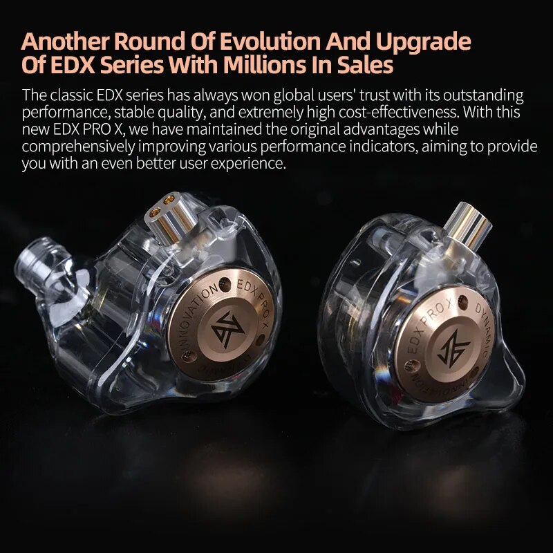 KZ EDX PRO X 有線イヤホン HIFI ステレオ低 - Audiophile Headphone Wired のレビューと価格