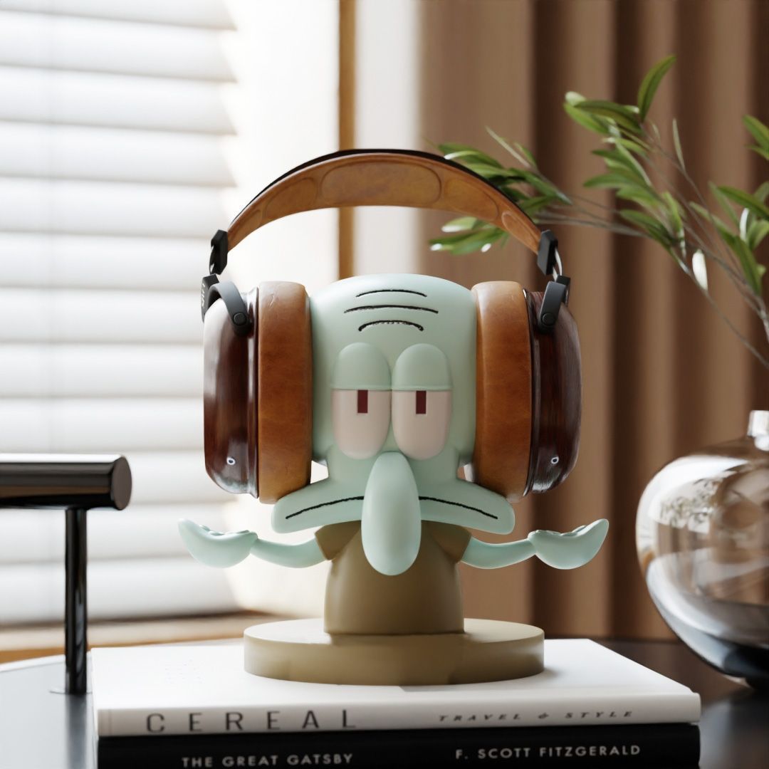 スポンジ・ボブのスクイッドワード漫画ヘッドホンスタンド、デス - Headphone Stand Desk のレビューと価格