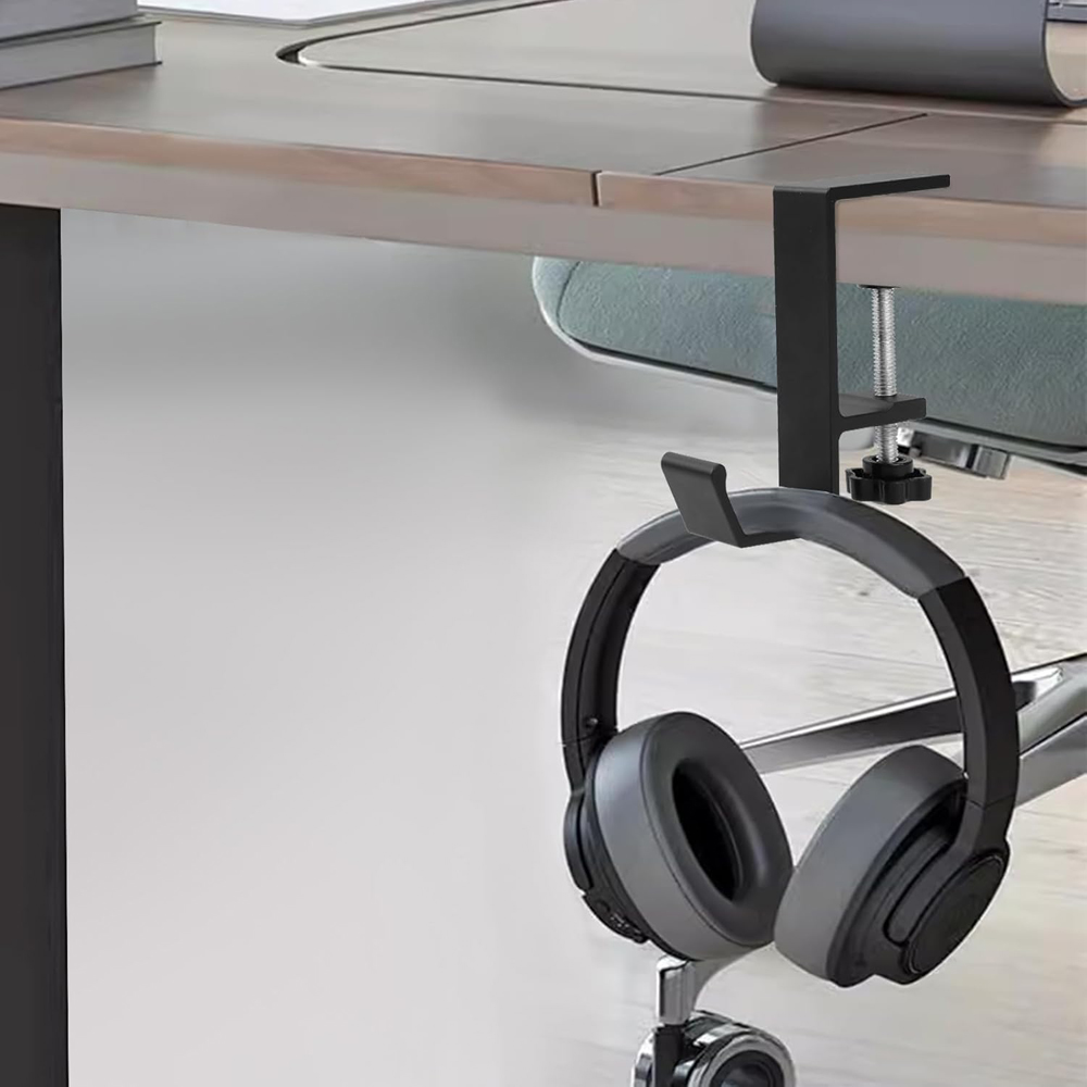 アルミ合金ヘッドフォンフックハンガーユニバーサルゲーミングヘ - Headphone Stand Desk のレビューと価格