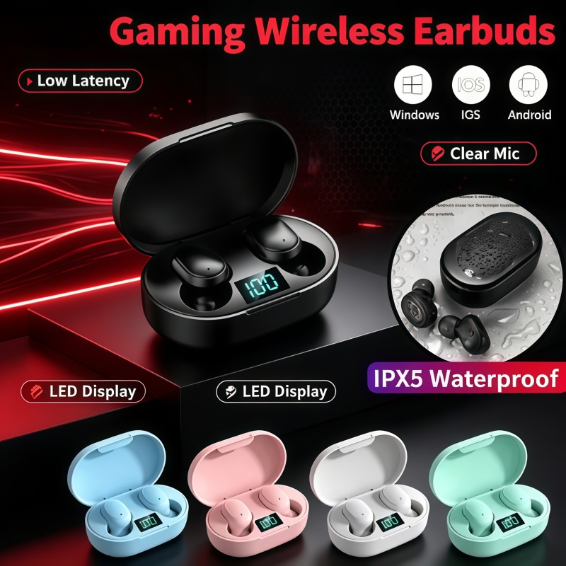 新しい E6S ワイヤレス Bluetooth イヤホン B - Bluetooth Headset On Ear のレビューと価格
