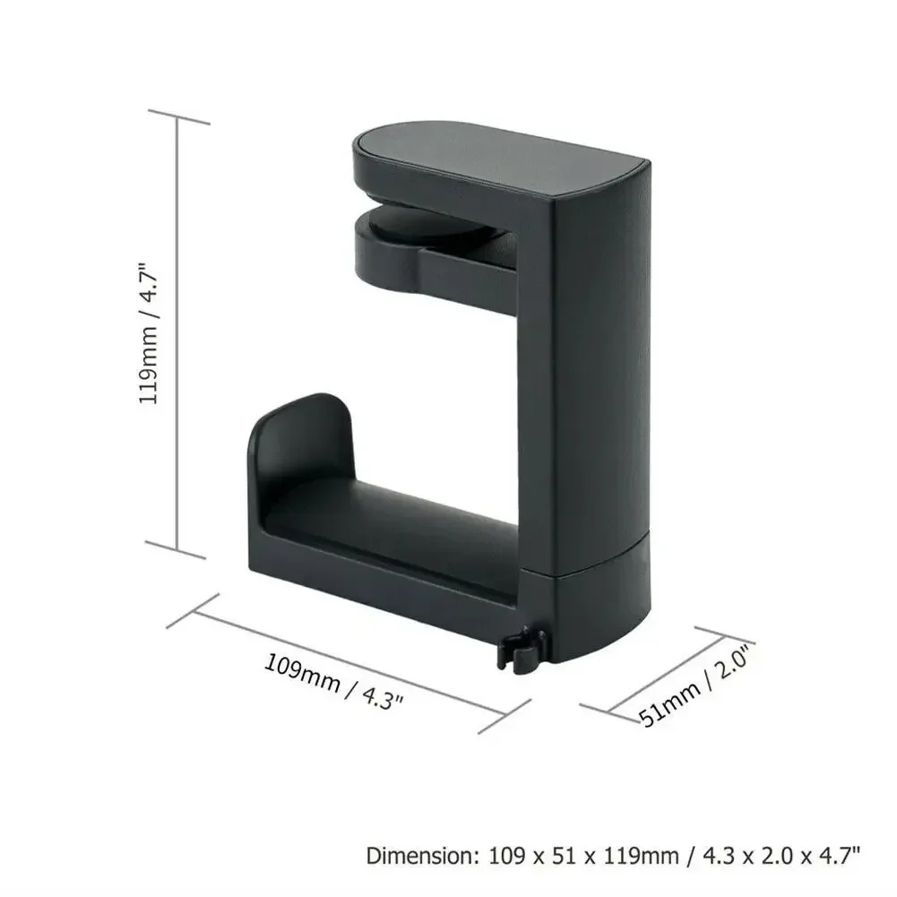 360 °   回転ヘッドフォンスタンド調節可能パンチなしデ - Headphone Stand Desk のレビューと価格