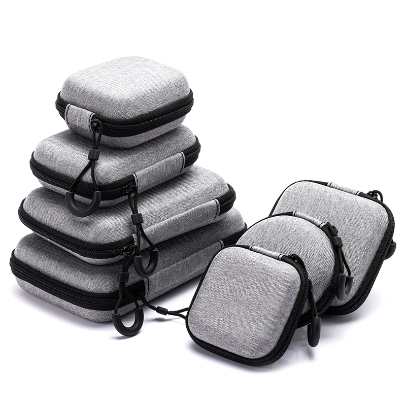 1Pc ポータブル耐衝撃ヘッドフォンケースイヤホンバッグヘッ - Headphone Case Hard のレビューと価格