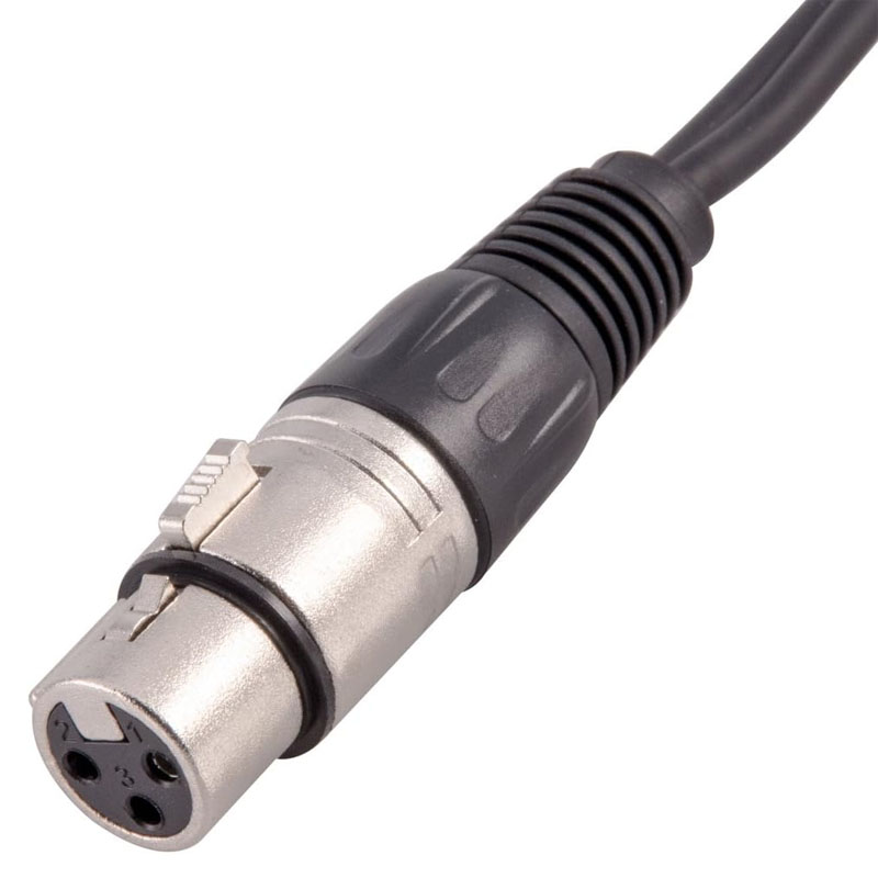 XLRスプリッターケーブル 3ピンメス-デュアルオスYアダプ - Audio Splitter Y のレビューと価格